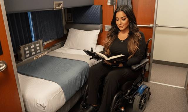Amtrak ADA accessible bedroom accommodation