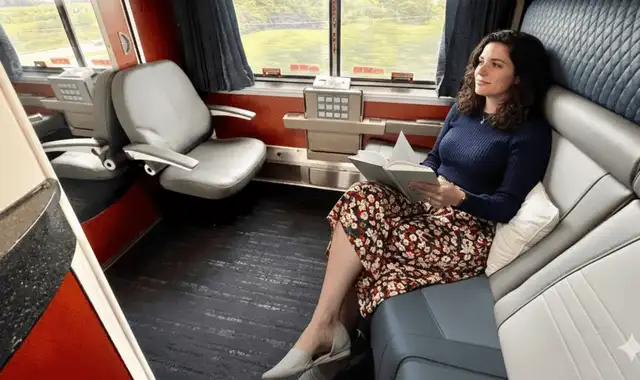 Amtrak Superliner Bedroom Suite spacious double-cabin layout