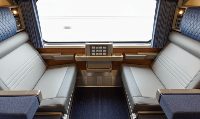 Roomette Accommodation - Private room with beds and window for overnight train travel