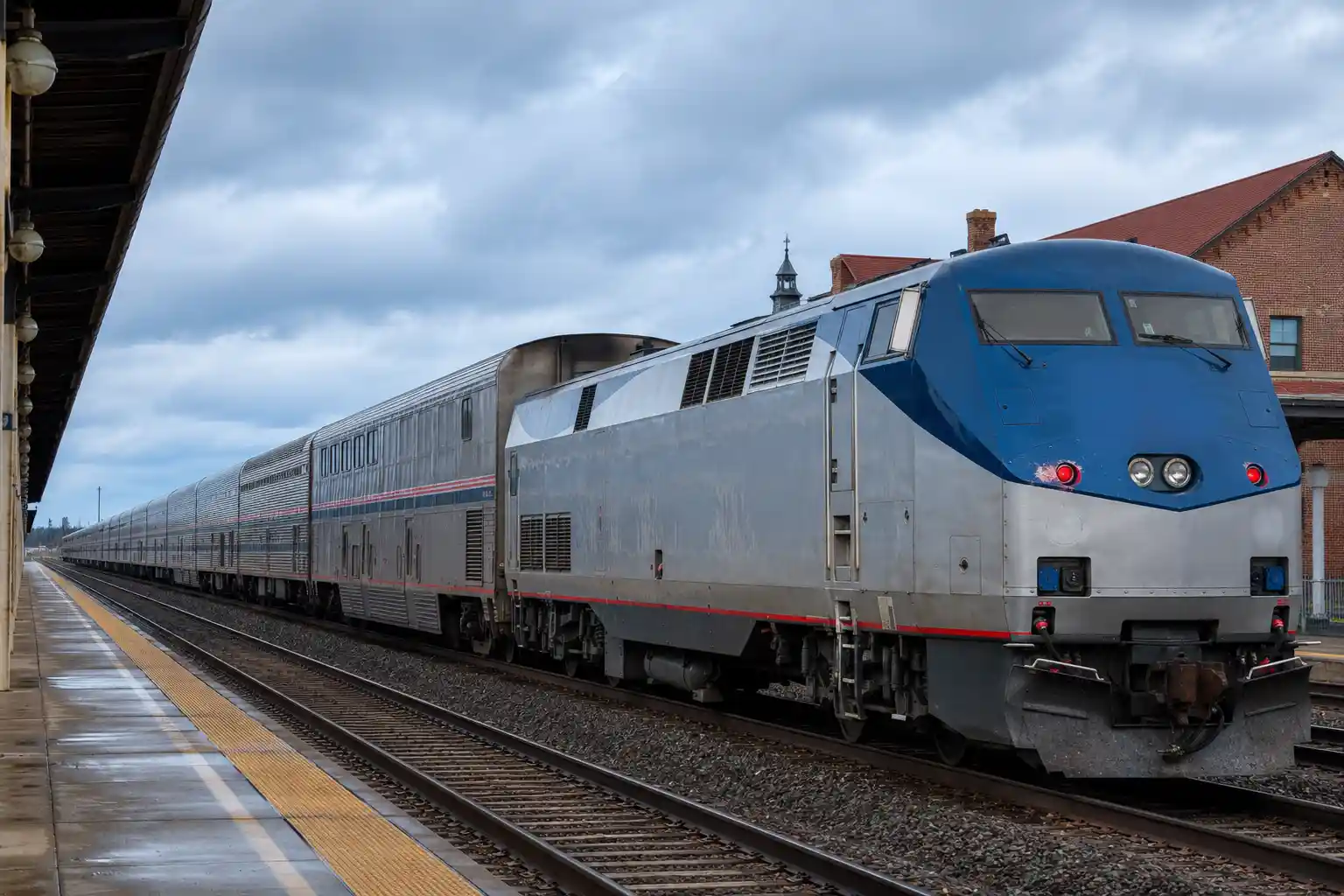 Amtrak Auto Train Exterior Passenger Locomotive