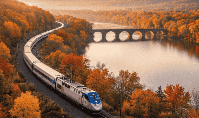 Empire Service Amtrak train route: scenic views from New York – Albany – Niagara Falls with key attractions and schedules