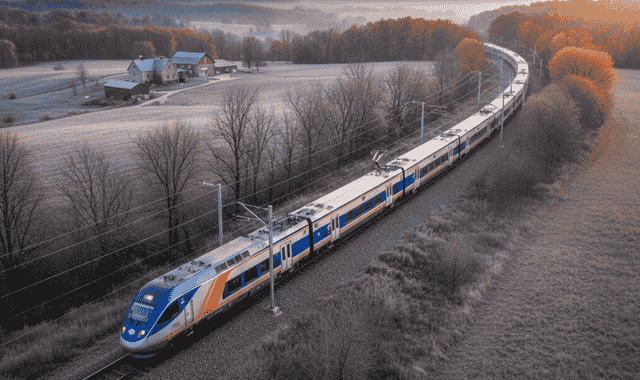 Keystone Service Amtrak train route: scenic views from New York – Philadelphia – Harrisburg with key attractions and schedules