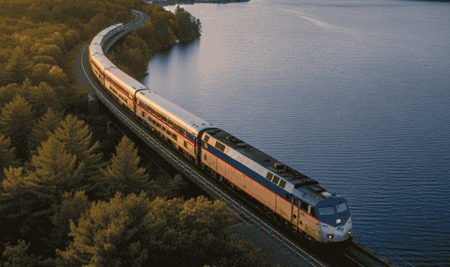 Lake Shore Limited Amtrak train route: scenic views from Chicago – New York/Boston (Splits at Albany) with key attractions and schedules