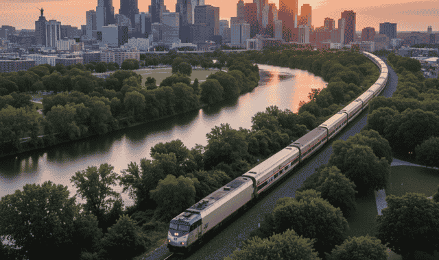 Pennsylvanian Amtrak train route: scenic views from New York – Pittsburgh with key attractions and schedules