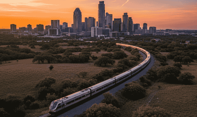 Texas Eagle Amtrak train route: scenic views from Chicago – San Antonio – Los Angeles (via connection) with key attractions and schedules
