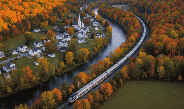 Vermonter Amtrak train route: scenic views from St. Albans, VT – Washington, D.C. with key attractions and schedules